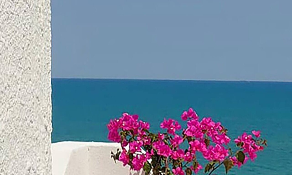 Vico del Gargano House | Casa Merla, terrace with a view of the sea