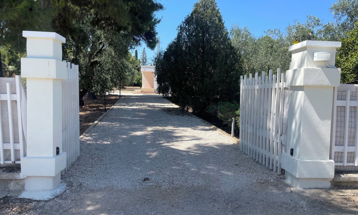 Trani Villa | Cozy guest house on private olive orchard estate surounded by fruit trees.