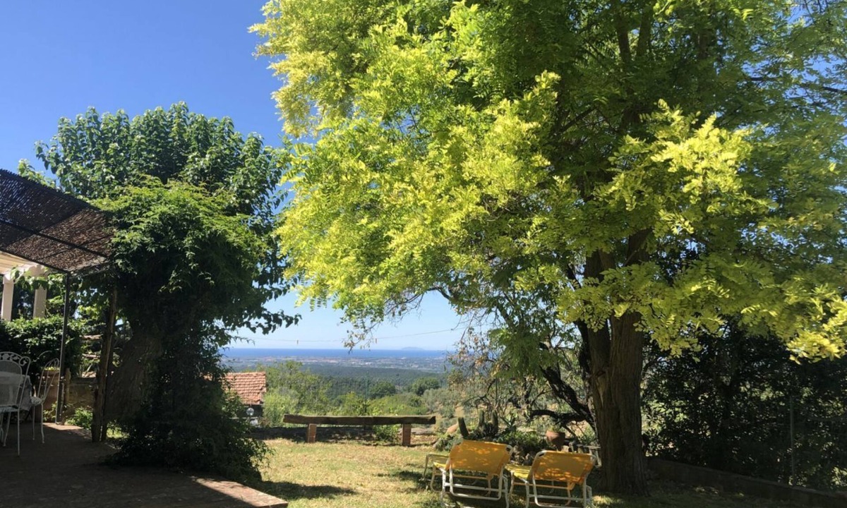 Guardistallo Apartment | Hous Malerin with sea view, fenced garden - by ToscanaTour