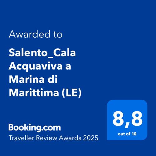 Marittima House | Salento Cala Acquaviva a Marina di Marittima (LE)