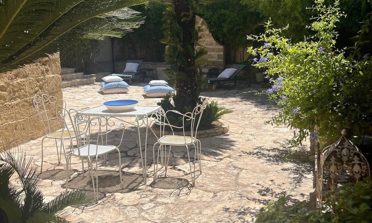 Corsano Villa | Suite Basium in 1918 Liberty-Style Palazzo with Garden, Outdoor Tub, and Wi-Fi