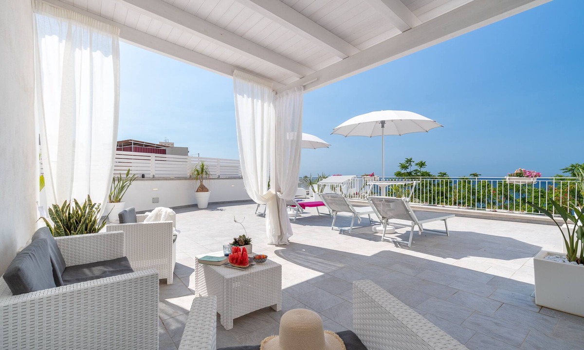 Mazara del Vallo Apartment | Sunset Terrace Mazara - One bedroom flat with stunning sea view rooftop