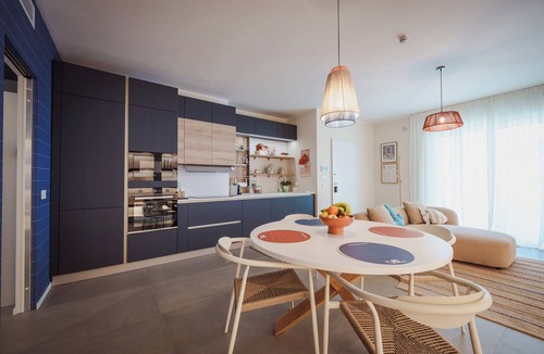 Municipio 1 Apartment | 2BR Apartment in Bari, Casa Costa Sud | Private Garden + BBQ + Full Kitchen