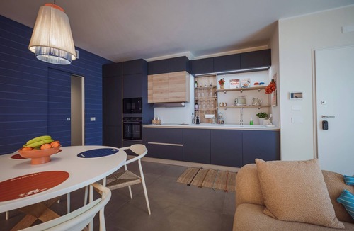 Municipio 1 Apartment | 2BR Apartment in Bari, Casa Costa Sud | Private Garden + BBQ + Full Kitchen