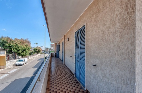 Torre Lapillo Apartment | Apartment 'Lucia' with Sea View, Private Terrace and Air Conditioning
