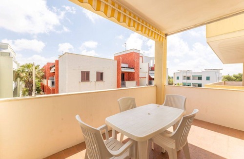 Baia Verde Apartment | Beautiful apartment for 8 guests with TV and balcony, close to Gallipoli