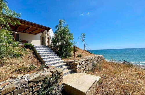 Roseto Capo Spulico Apartment | Cala Galatea 1 Apartment with Sea View, Private Terrace, and Wi-Fi
