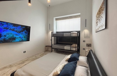 Pulsano Bed & Breakfast | Camera Visconti – Elegant Historic Room with Kitchenette in Pulsano Old Town