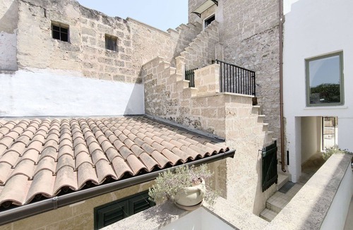 Morciano di Leuca Apartment | Cosy apartment for 4 people with A/C, TV, patio and pets allowed