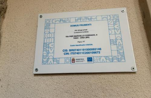 Oria Historic Centre Apartment | Domusfrumenti