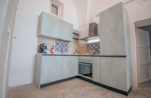 Manduria House | Holiday Home "Masseria La Scalella - Fortificato" with Sea View, Terrace & Wi-Fi