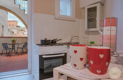 Sasso Caveoso House | House with terrace for exclusive use and view of the Sassi of Matera