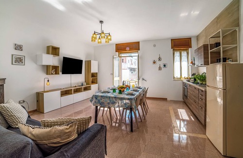 Lido Marini Apartment | La Casa Del Lido 1 in Ugento with Balcony, Ugento, Italy