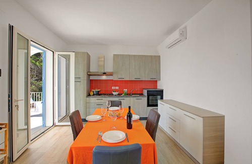 Marina di Pescoluse Apartment | La Primula Apartment 2 with Sea-View, Salve, Italy