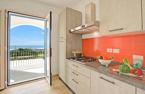 Marina di Pescoluse Apartment | La Primula Apartment 2 with Sea-View, Salve, Italy
