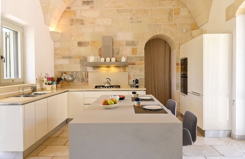 Carpignano Salentino House | Modern Masseria, Heated Pool, Tennis Court, Olive Grove, Puglia. 10 Guests.
