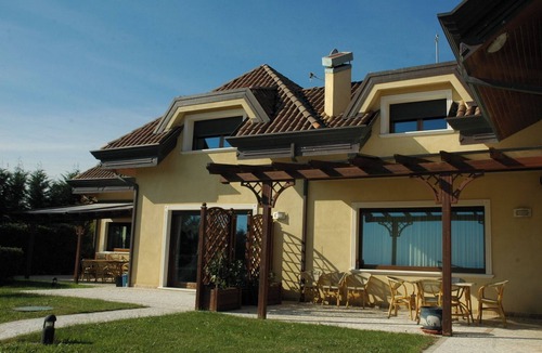 Misano Adriatico Villa | Portion of Villa with Pool