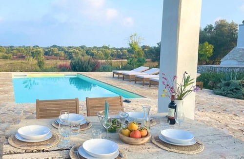 Ceglie Messapica House | Trullo Bello Nido - private property with own pool in garden with stunning views