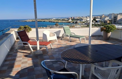 Centro Storico Apartment | Typical house with terrazzo overhanging seen sea