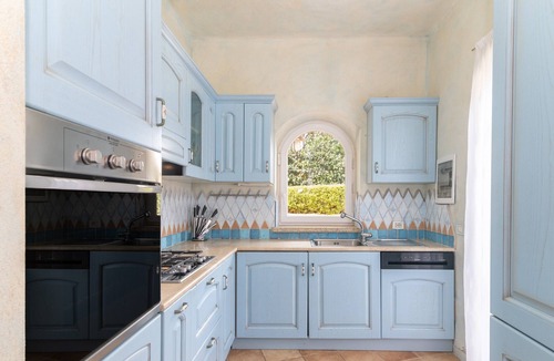 Punta Sardegna Villa | Villa Eleonora with Sea View, Wi-Fi and Air Conditioning
