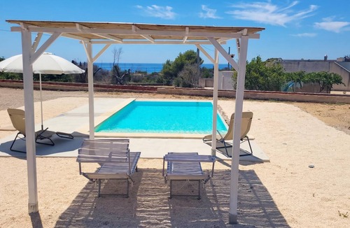 Marina di Pescoluse Villa | Villa Pescoluse with Private Pool and Sea View, Salve, Italy