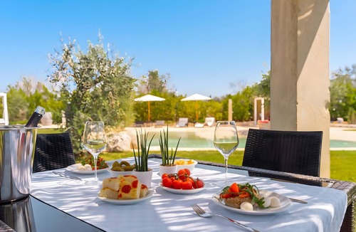 Melendugno Villa | Villa 'Tenuta degli Ulivi Luxury Relax' with Private Pool, Wi-Fi, and Air Conditioning