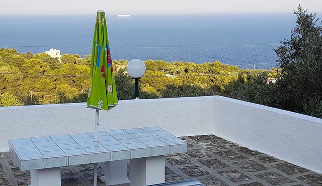 Alba Villa with Ocean View & Two Panoramic Terraces, featuring Wi-Fi and Air Conditioning