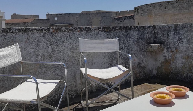 Apartment 'Terrazza Sul Castello Otranto' with Private Terrace, Balcony and Air Conditioning