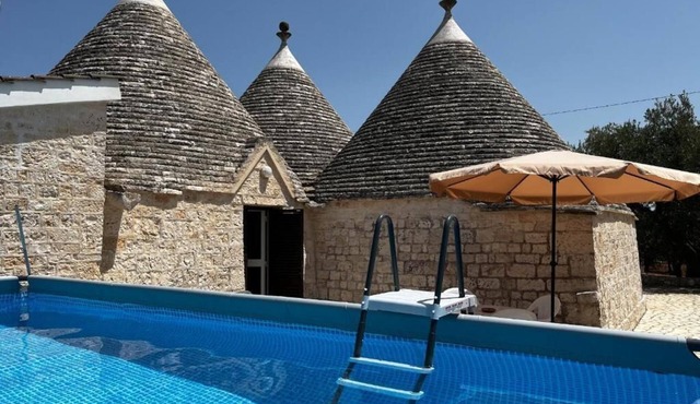 AUTHENTIC TRULLI VILLA WITH A PRIVATE POOL AND PANORAMIC VIEWS IN MONOPOLI