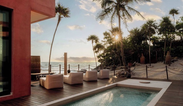 Beachfront Villa - 25M Pool - Yoga Deck - Jacuzzi in Tulum