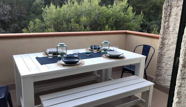 Blue apartment - a vacation!