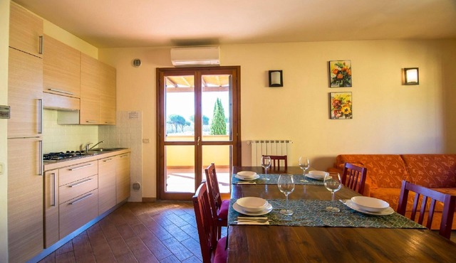 Flat in Alberese with panoramic terrace in Alberese