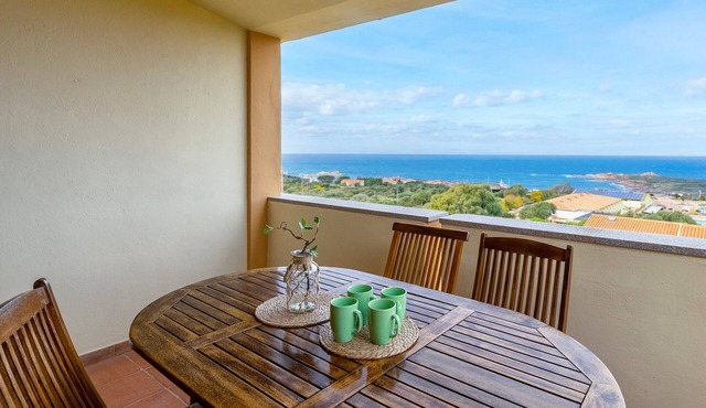 Holiday Apartment 'Sogno Di Tramonto' with Sea View, Wi-Fi and Air Conditioning