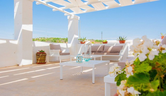 Holiday Home "Masseria La Scalella - Fortificato" with Sea View, Terrace & Wi-Fi