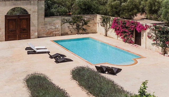 Modern Masseria Immersed In Olive Grove.