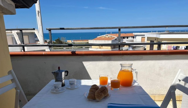 Penthouse Beach Apartment in Scalea, Calabria