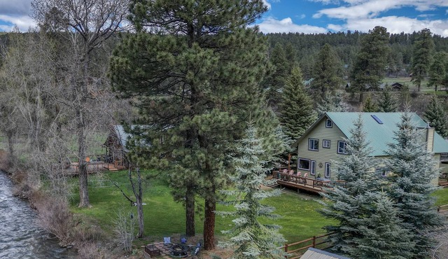 Riverfront Fire Pit, Gas Stove, Near Skiing, Hot Springs, & Hiking Adventures! in Pagosa Springs